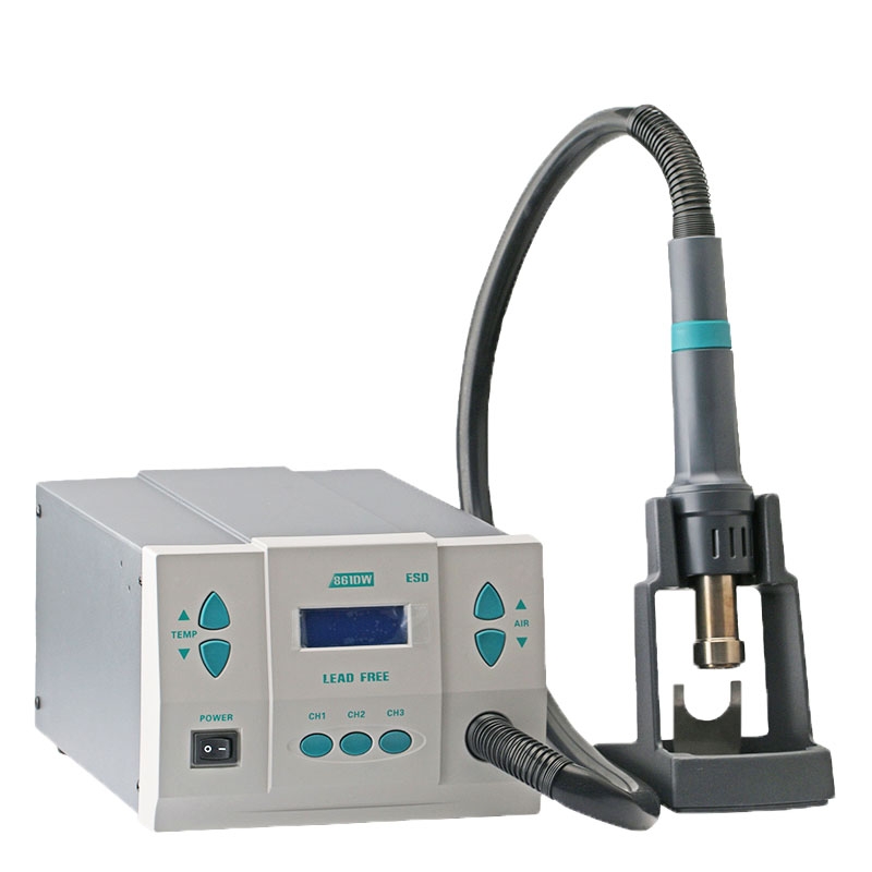 861DW 數(shù)顯恒溫?zé)犸L(fēng)槍智能拆焊臺通用焊接芯片手機(jī)維修機(jī)風(fēng)槍嘴恒溫槍